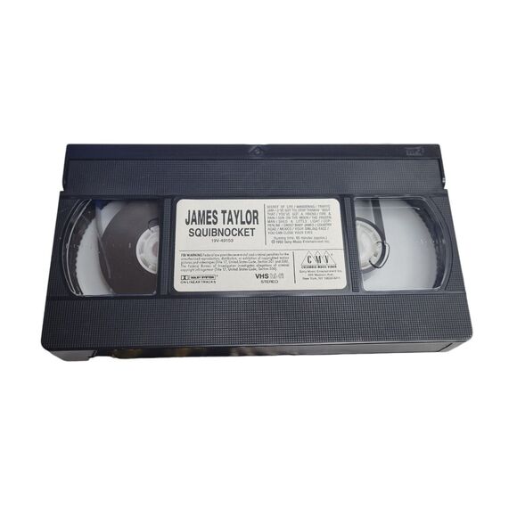 James Taylor Squibnocket VHS Video Tape Concert Columbia Music 1993 - Picture 4 of 5